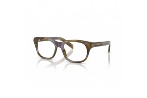 PRADA PRC13V csíkos Lagoon női szemüvegkeret