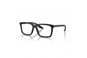 PRADA Linea Rossa PS03SV fekete gumírozott keret