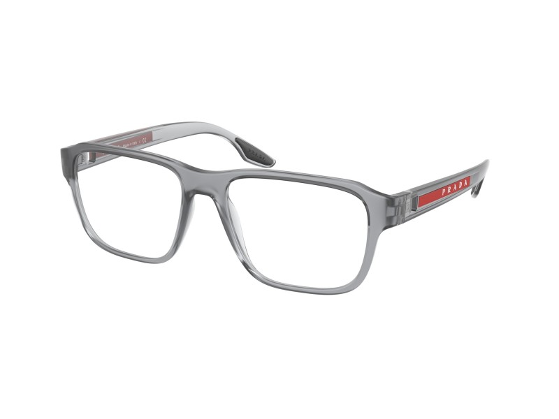 PRADA LINEA ROSSA PS04NV szürke áttetsző gumi keret