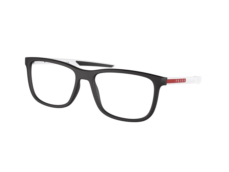 PRADA LINEA ROSSA PS07OV fekete gumírozott keret