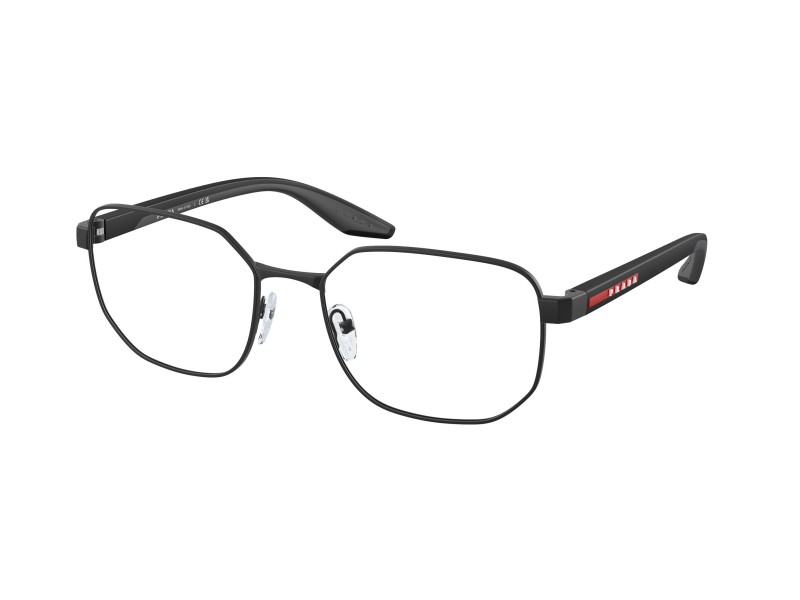PRADA Linea Rossa PS50QV fekete gumi szemüveg