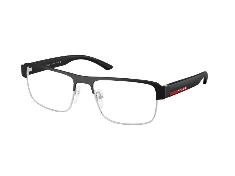 PRADA LINEA ROSSA PS51RV - matt fekete/ezüst szemüveg