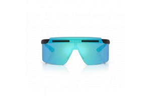 PRADA LINEA ROSSA PSB06S - Matte Black / Light Green / Mirror Blue