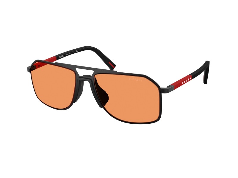 PRADA LINEA ROSSA PSB51S Matte Black Orange napszemüveg