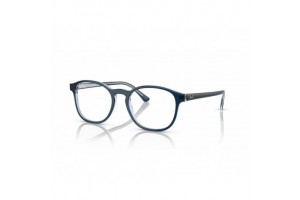 Ray-Ban RX5417 8324 kék-átlátszó keret (demo lencse)