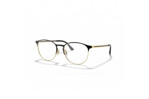 Ray-Ban RX6375 2890 Black On Gold - DEMO lencse