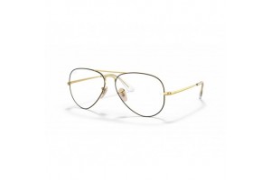 Ray-Ban RX6489 2890 AVIATOR Gold - demo lencse