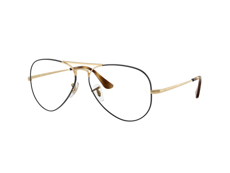 Ray-Ban RX6489 Aviator Havana - DEMO lencse