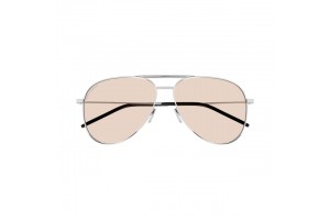 Saint Laurent CLASSIC 11 - fényes ezüst-sárga napszemüveg