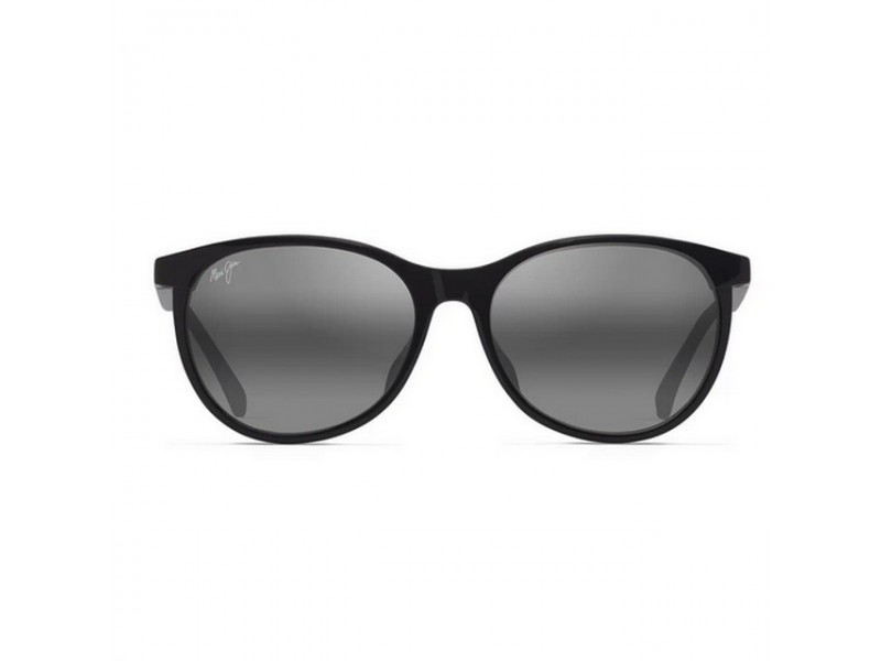 Maui Jim Alahee 600-02 Shiny Black, Neutral Grey lencse