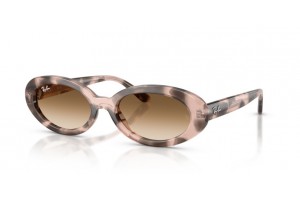 Ray-Ban RB2223 OPAL PINK HAVANA - Clear Gradient lencse