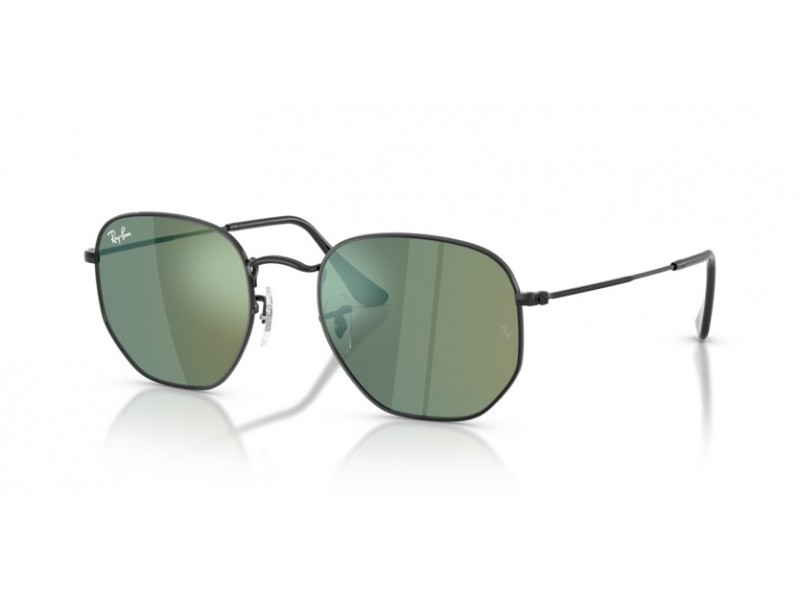 Ray-Ban RB3548N Hexagonal fekete - Grey Mirror kék-zöld