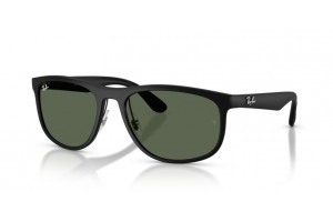 Ray-Ban RB4468 601S71 - SAND BLACK, DARK GREEN