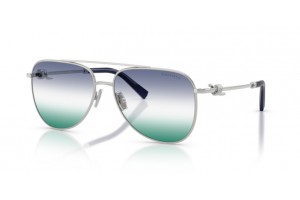 Tiffany&Co. TF3116 női napszemüveg, ezüst zöld-kék