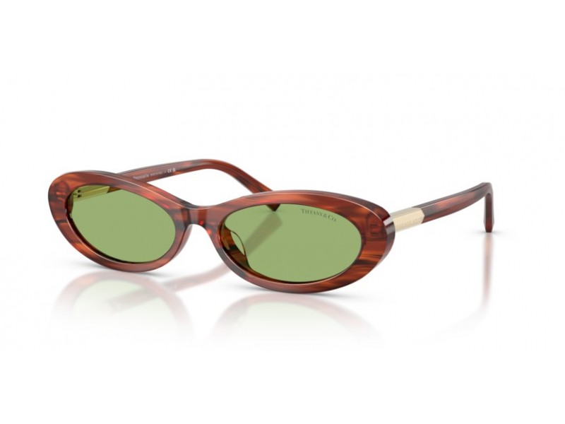 Tiffany&Co. TF4250 női napszemüveg RUBY STRIPED HAVANA GREEN