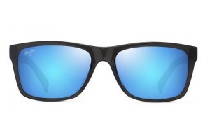 Maui Jim B345-14 Shiny Trans Dark Grey Blue Hawaii napszemüveg