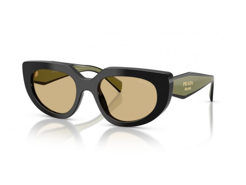 Prada PRD02S 03K10R fekete-sárga női napszemüveg