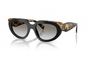 Prada PRD02S – fekete/medium tortoise, szürke gradient