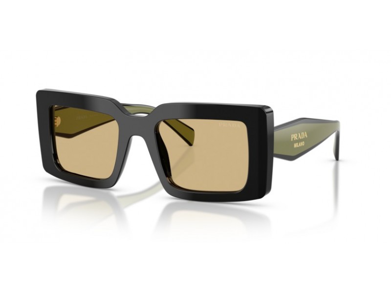 Prada PRD01S 03K10R női napszemüveg - fekete/sárga