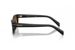Prada PRC08S női fekete-sárga napszemüveg – light brown lencse