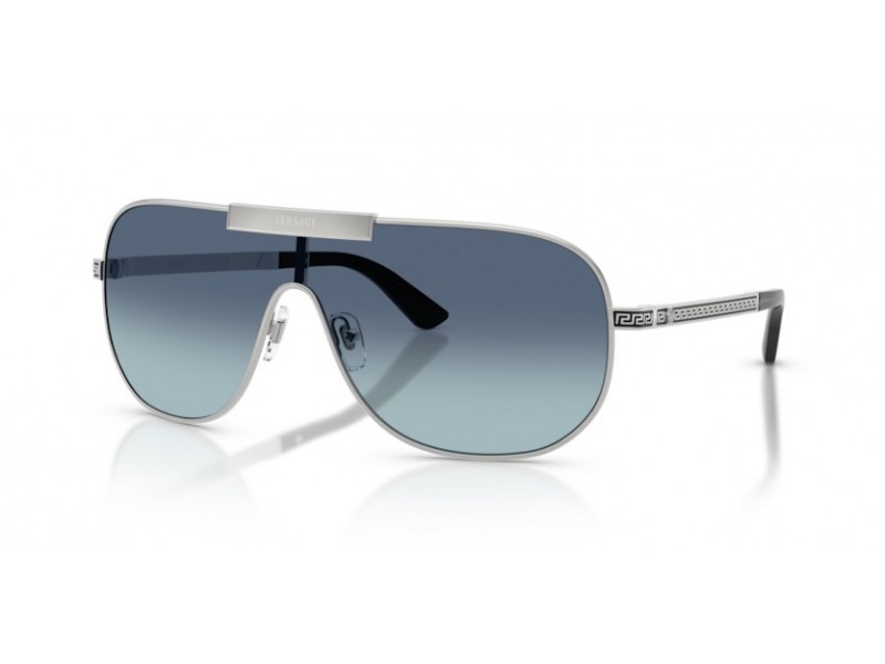 Versace VE2293 férfi napszemüveg ezüst világoskék-sötétkék
