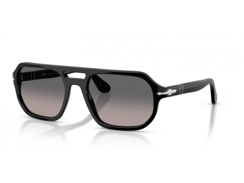 Persol PO3393S GUIDO fekete keret szürke polarizált