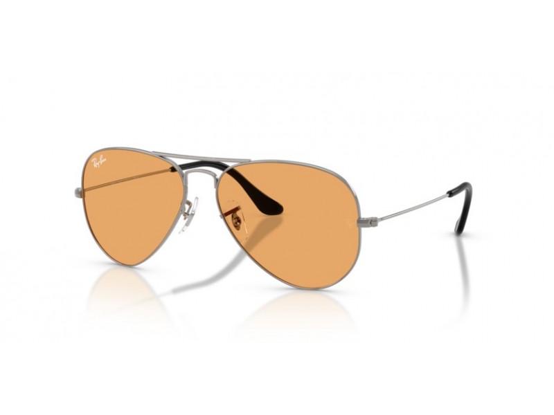 Ray-Ban RB3025 Aviator gunmetal keret narancs lencse