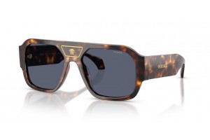 Versace VE4508U 55372V HAVANA DARK BLUE POLARIZED napszemüveg