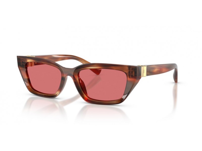 Dolce&Gabbana DG4532 csíkos barna-piros női napszemüveg