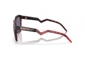 Oakley OO9533 HSTN SQ Polished Black PRIZM Grey