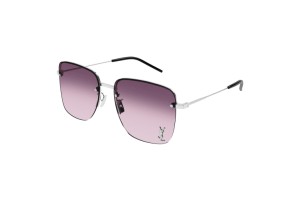 Saint Laurent SL 312 M 011 SILVER RED napszemüveg