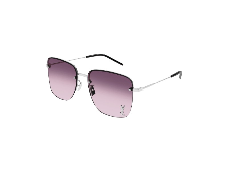 Saint Laurent SL 312 M 011 SILVER RED napszemüveg