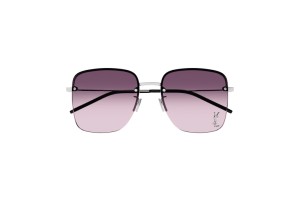 Saint Laurent SL 312 M 011 SILVER RED napszemüveg