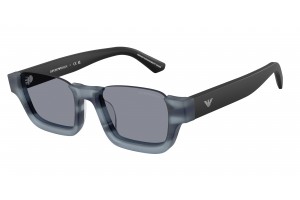 EMPORIO ARMANI EA4268U 6368/1 Striped Havana Blue Grey napszemüveg