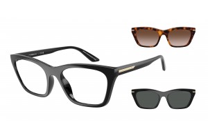 EMPORIO ARMANI EA4274BU 50171W Shiny Black DEMO LENS napszemüveg