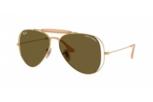 RAY-BAN RB3029M 001/73 Arista Gold Dark Brown napszemüveg