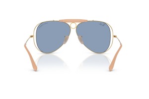 RAY-BAN RB3138M 001/72 Arista Gold Light Blue napszemüveg