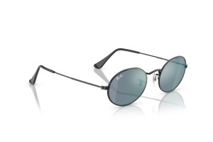 RAY-BAN RB3547N 002/8O OVAL Black Blue napszemüveg