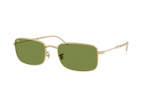 RAY-BAN RB3746 001/4E Arista Gold Green napszemüveg