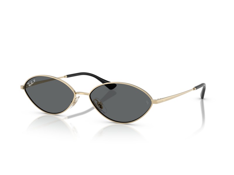 RAY-BAN RB3757 KAI – Pale Gold / Dark Grey, polarizált