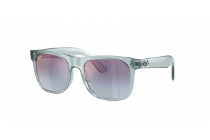 Ray-Ban RJ9069S 7223U0 JUNIOR JUSTIN Transparent Blue Blue Gradient Grey Mirror Rose napszemüveg