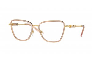 VERSACE VE1292 1507 Peach Transparent Demo Lens szemüveg