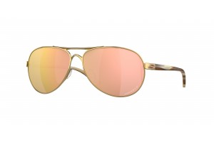 OAKLEY OO4079 407937 FEEDBACK Polished Gold Prizm Rose Gold Polarized sportszemüveg