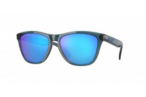 OAKLEY OO9013 9013F6 FROGSKINS Crystal Black Prizm Sapphire Polarized sportszemüveg
