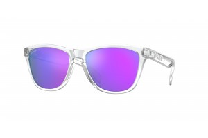 OAKLEY OO9013 9013H7 FROGSKINS Polished Clear Prizm Violet sportszemüveg