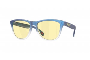 OAKLEY OO9013 9013M4 FROGSKINS Matt Cyan/Blue/Clear Shift Fade Prizm Gaming™ 2.0 sportszemüveg