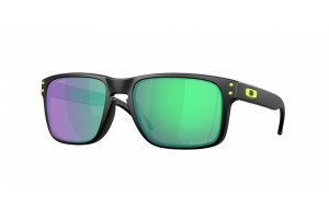 OAKLEY OO9102 9102AI HOLBROOK Matte Black Prizm Road Jade sportszemüveg