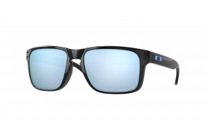 OAKLEY OO9102 9102C1 HOLBROOK Polished Black Prizm Deep Water Polarized sportszemüveg