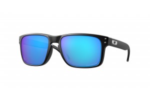 OAKLEY OO9102 9102F0 HOLBROOK Matte Black Prizm Sapphire Polarized sportszemüveg