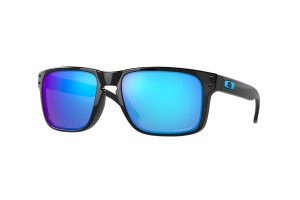 OAKLEY OO9102 9102F5 HOLBROOK Polished Black Prizm Sapphire sportszemüveg